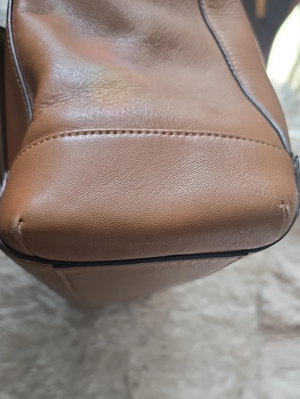 Coach Charlie Leather Front Pocket Hobo Brown